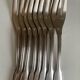 8 small Argental goldsmith forks
