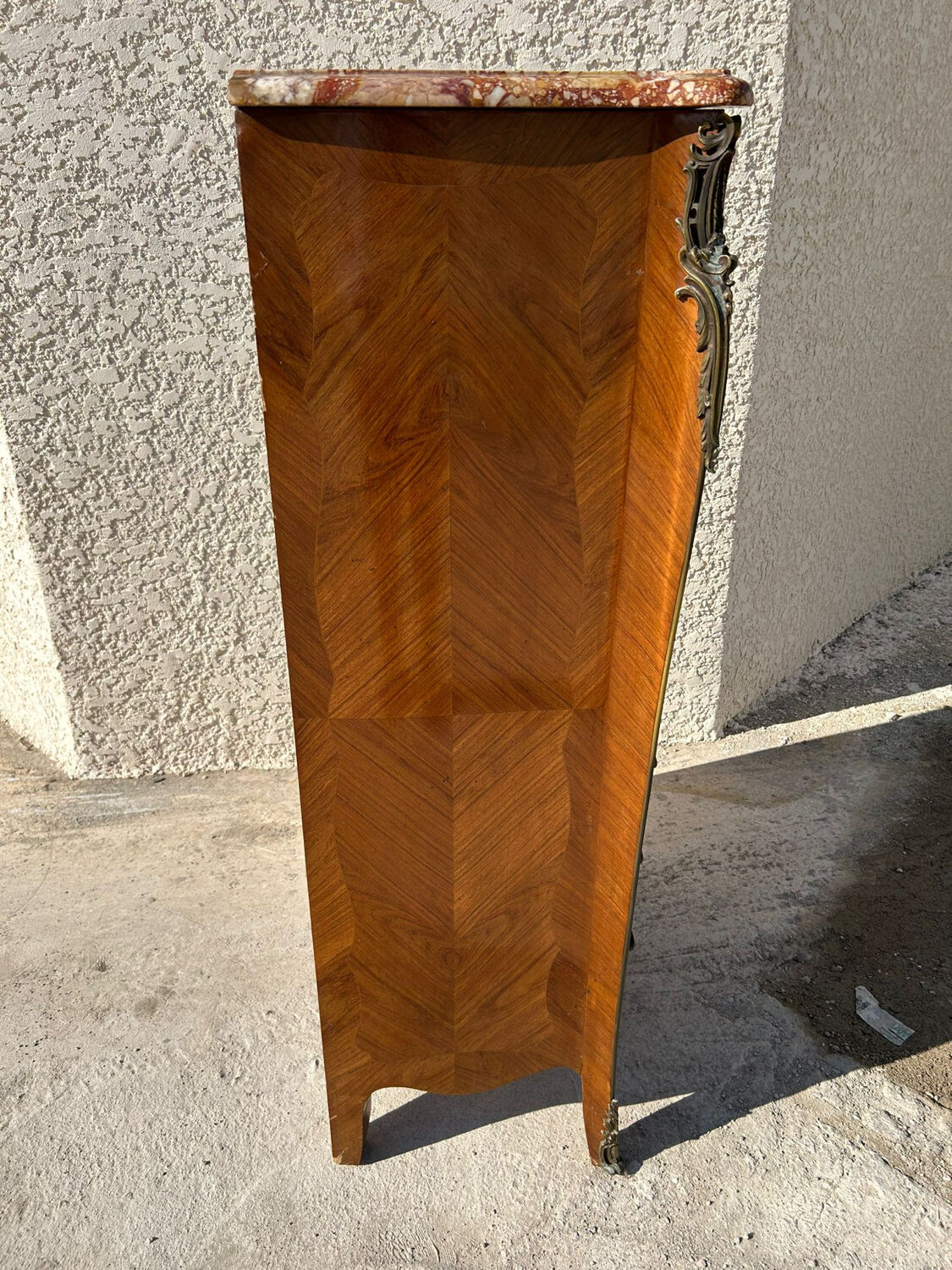 Curved rosewood secretary