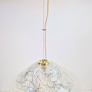 Vintage Murano Glass Pendant Lights from Kaiser-Leuchten, 1960s, Set of 2