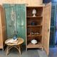 Armoire vintage en chêne naturel