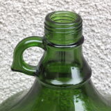 Ancienne bouteille verte, bonbonne en verre 5L