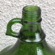Old green glass bottle 5L