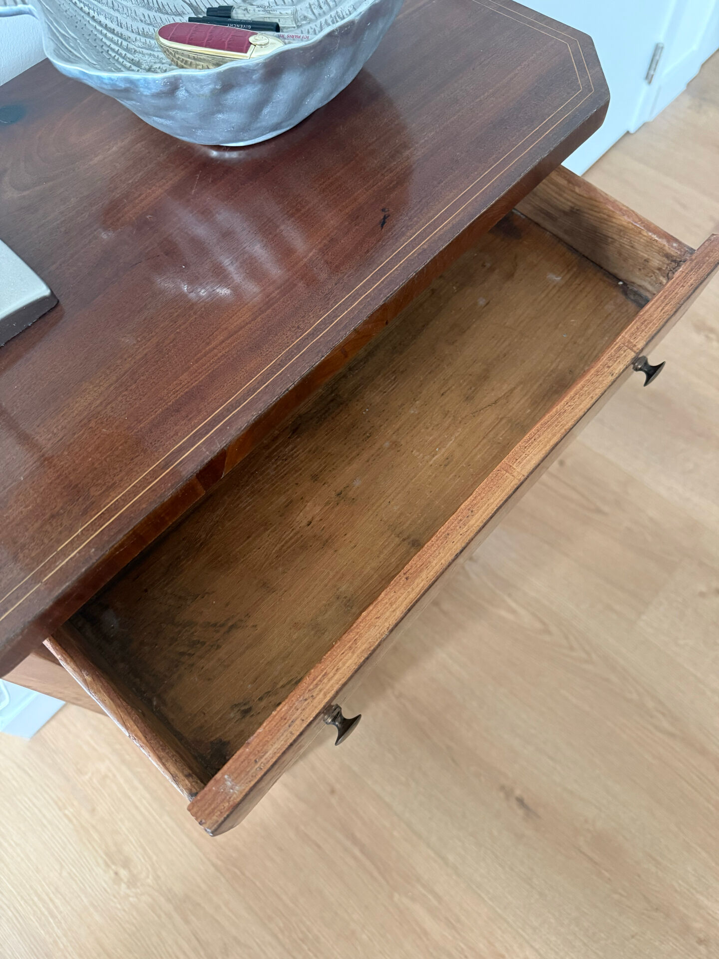 Antique 19th Century French Empire Cabinet — Solid Walnut with