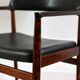 Vintage Scandinavian armchair in rosewood by Erik Worts, 1960.
