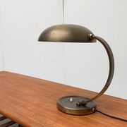 Mid-Century German Brass Table Lamp by Gecos Cosack