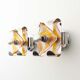 Pair of 1970's Murano Glass Wall Sconces by AV Mazzega