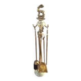 Brass fireplace servant