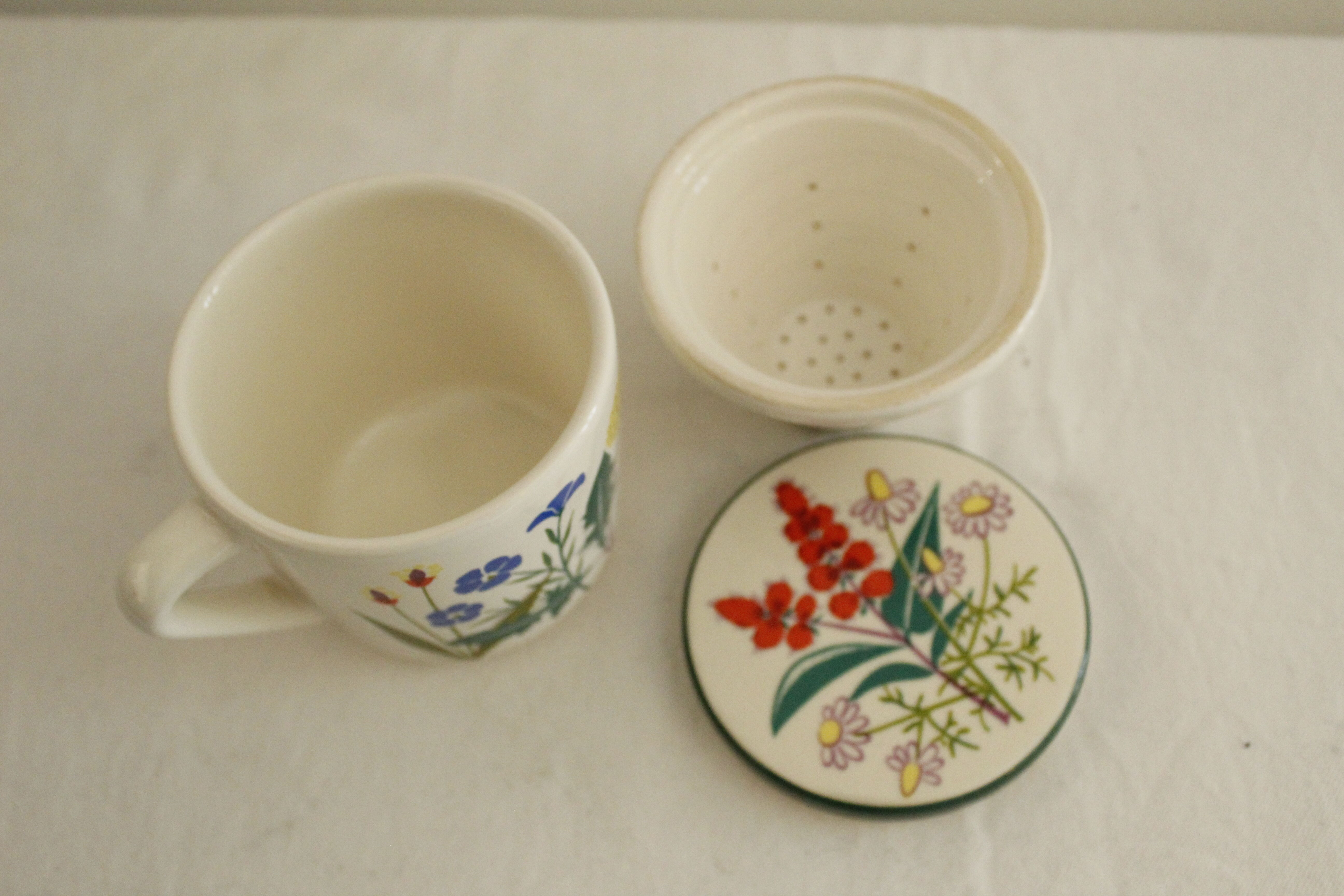 Infusion cup - flower motifs - Western Germany