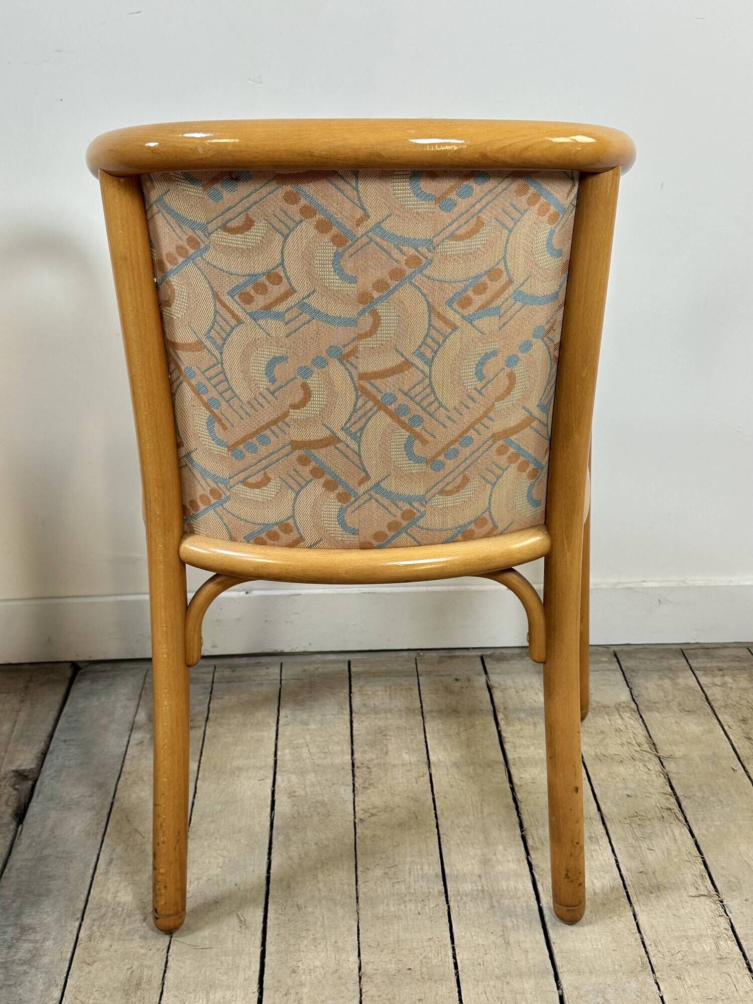 Set of 6 Baumann armchairs France 1980s
