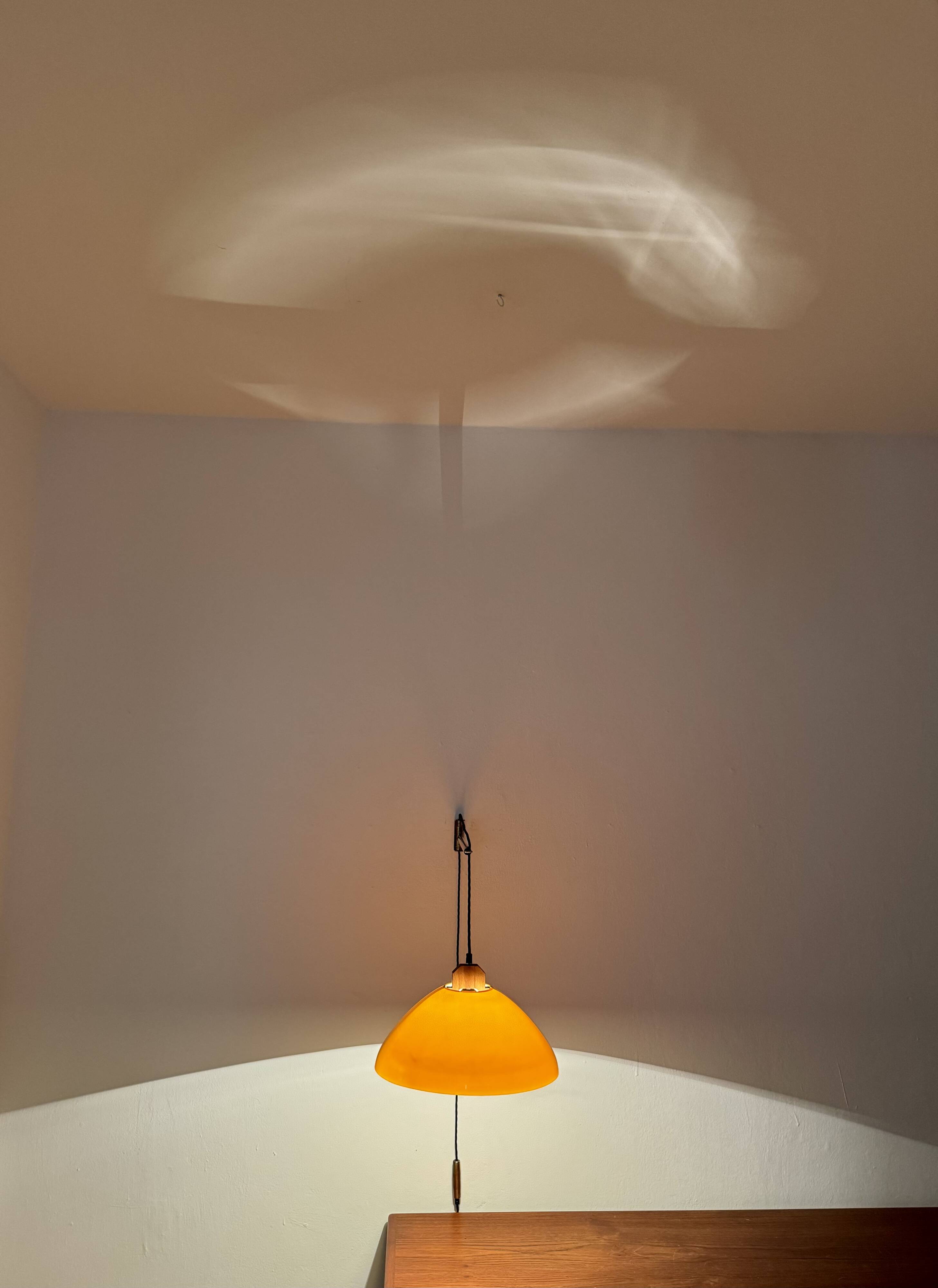 Large Adjustable Brass Wall Lamp