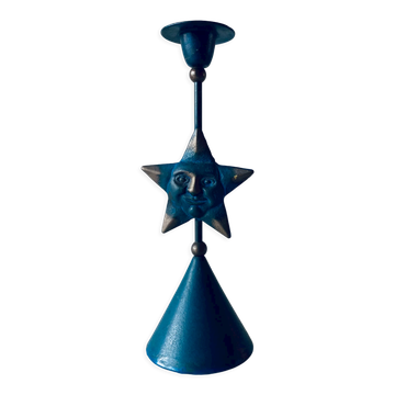 Bougeoir étoile en métal