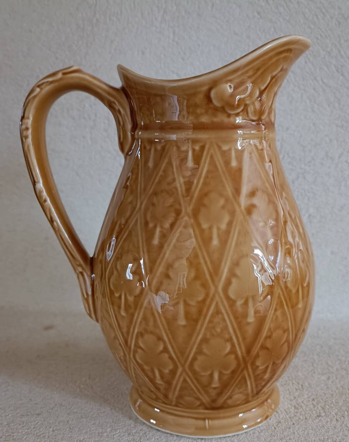 Vintage Sarreguemines pitcher