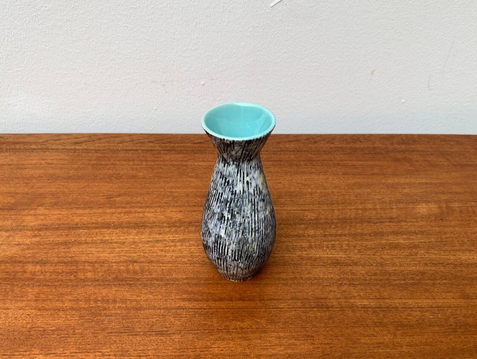 West German pottery vase, mid-century style, 1960s