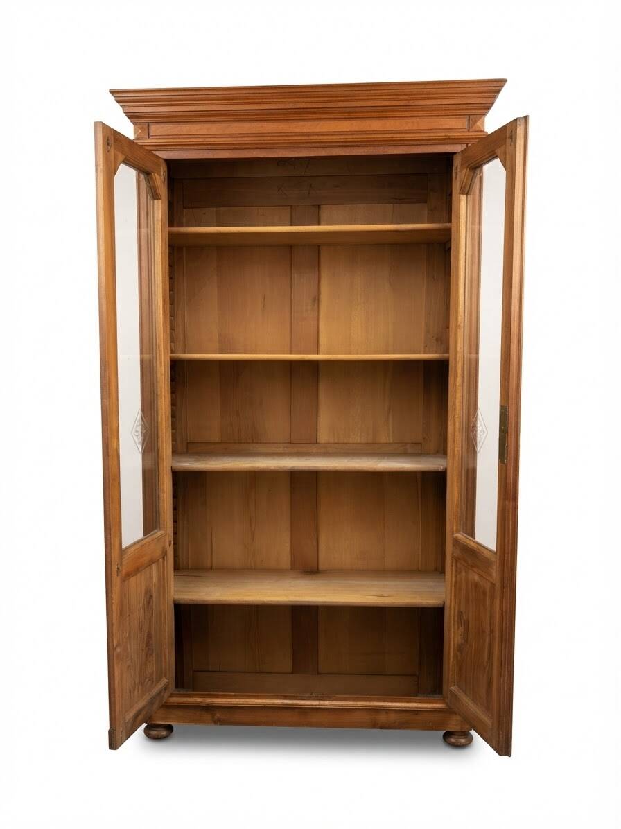 Napoleon III walnut library