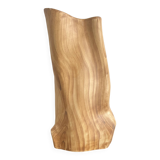 Tree trunk effect vase by Grandjean Jourdan