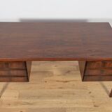 Mid-Century Model 77 Freestanding Desk in Teak from Omann Jun, 1960s