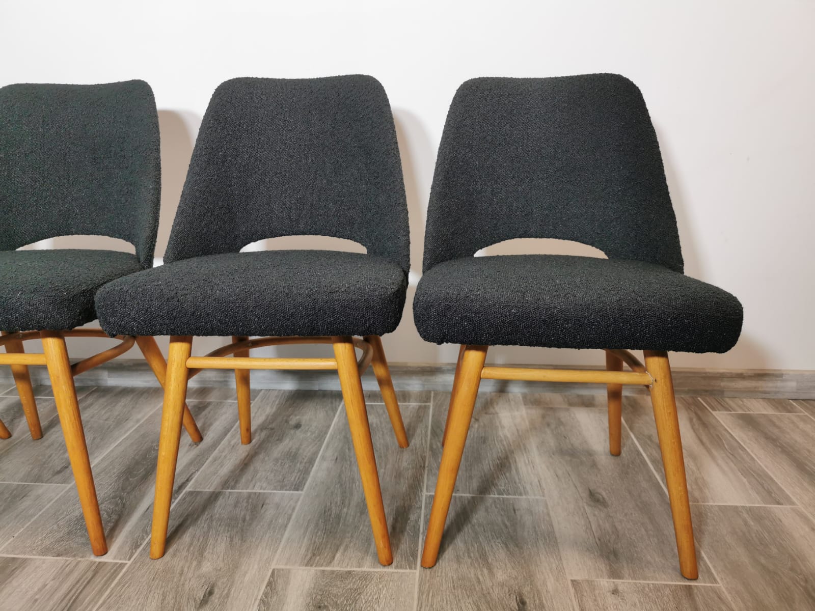 Restored dining chairs by Oswald Haerdtl