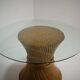 1970s rattan dining table