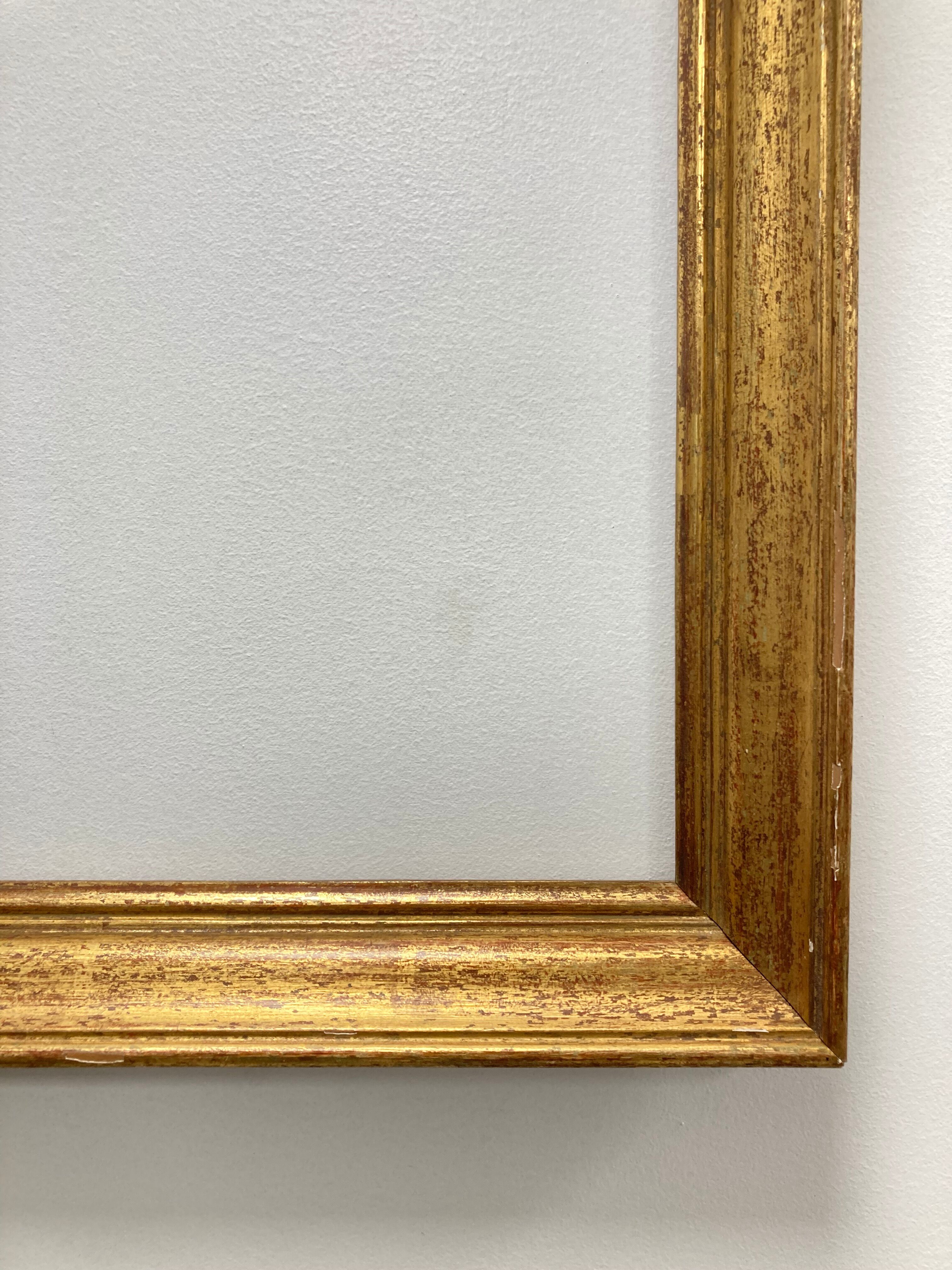 Golden vintage frame