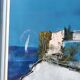Oil painting . mediterranean landscape. sign .