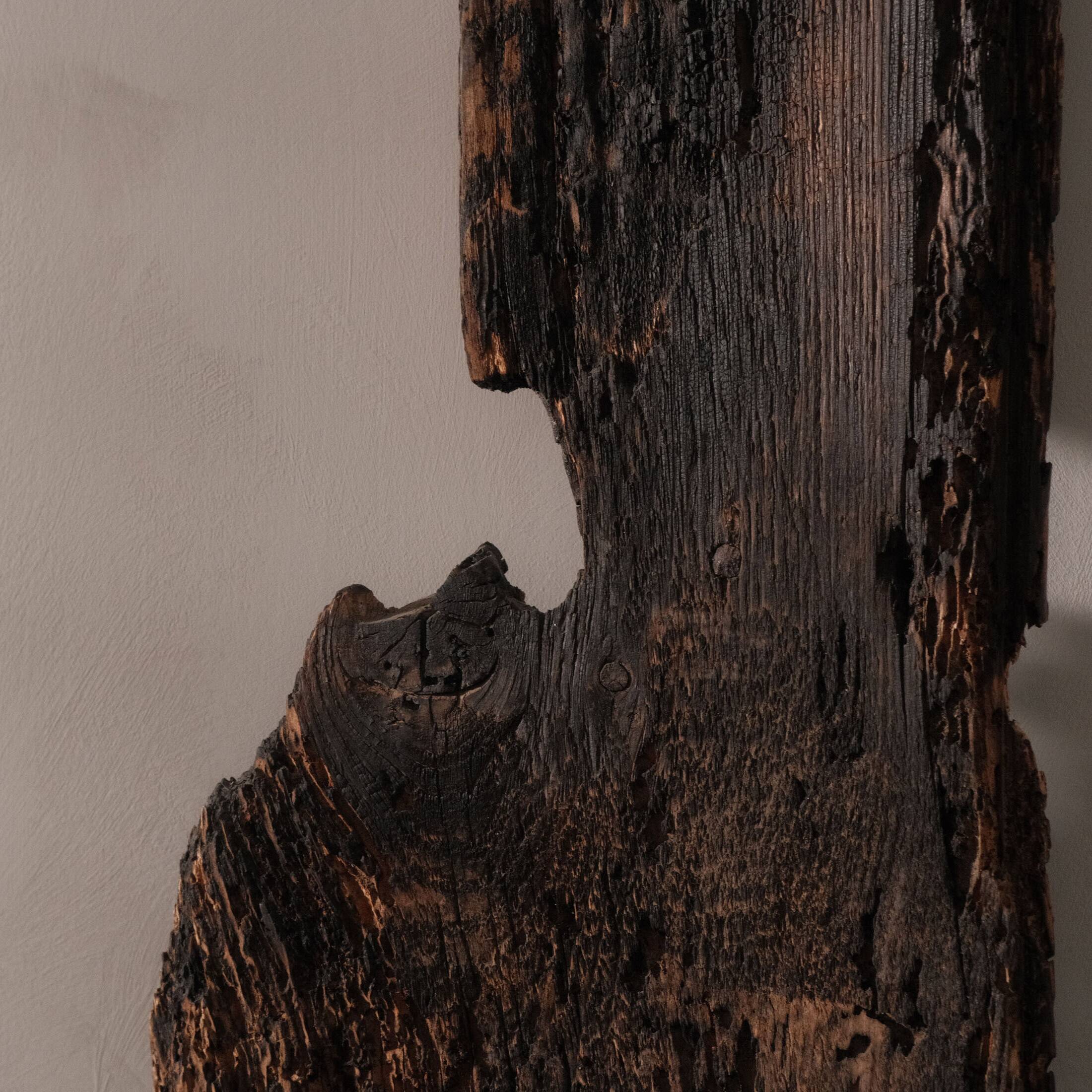 Sculpture in wood and lead