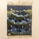 Vintage Handwoven Tapestry Village Scene Under the Full Moon