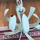 Green water metal chandelier