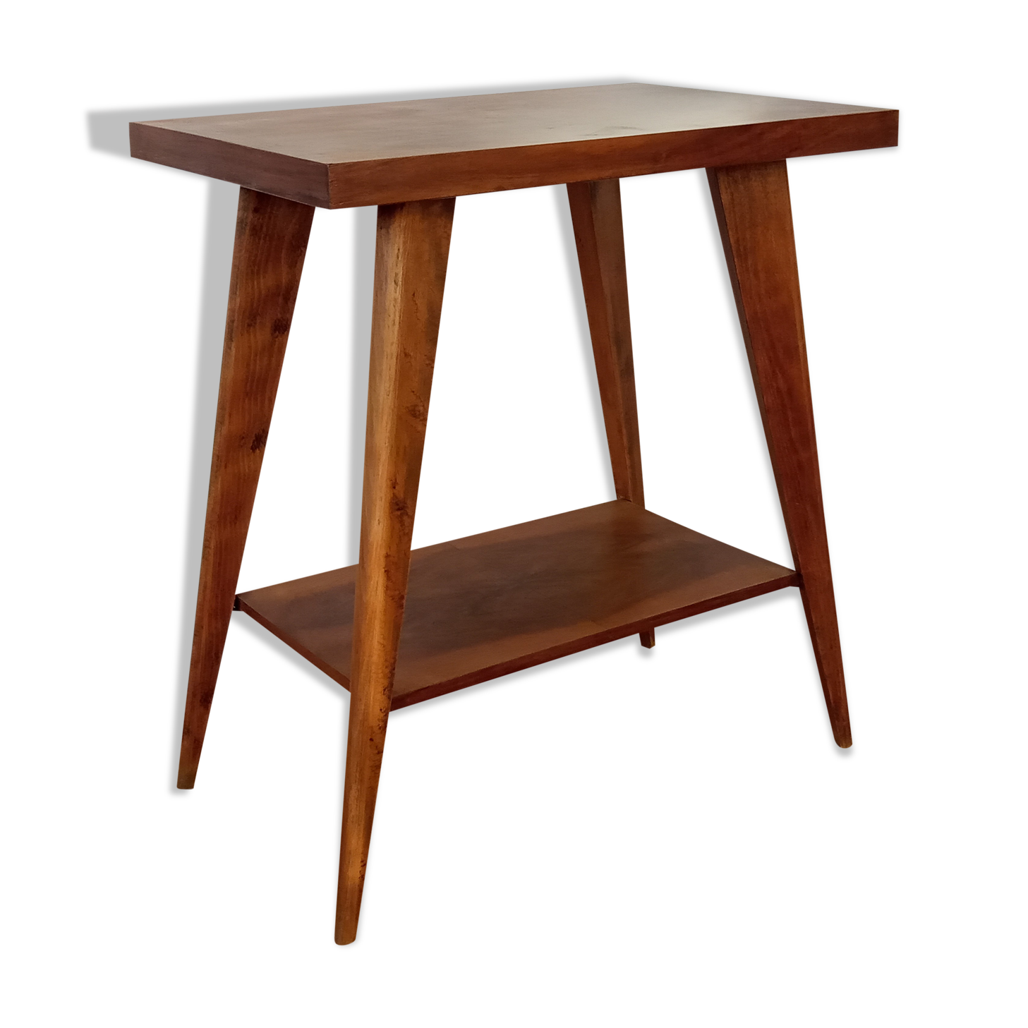 Side table served in oak 50s