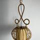 Vintage rattan suspension, 1950