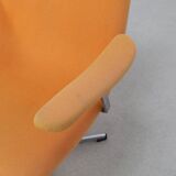 Vintage Swivel Lounge Chair Chrome 1960s