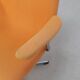 Fauteuil lounge vintage pivotant chromé 1960
