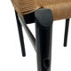 Vintage set van 4 eetkamerstoelen jaren 80 design riet staal