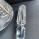 Carafe en cristal soufflé et taillé