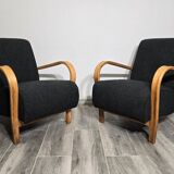 Armchairs by K. Kozelka & A. Kropacek, 1950s, Set of 2