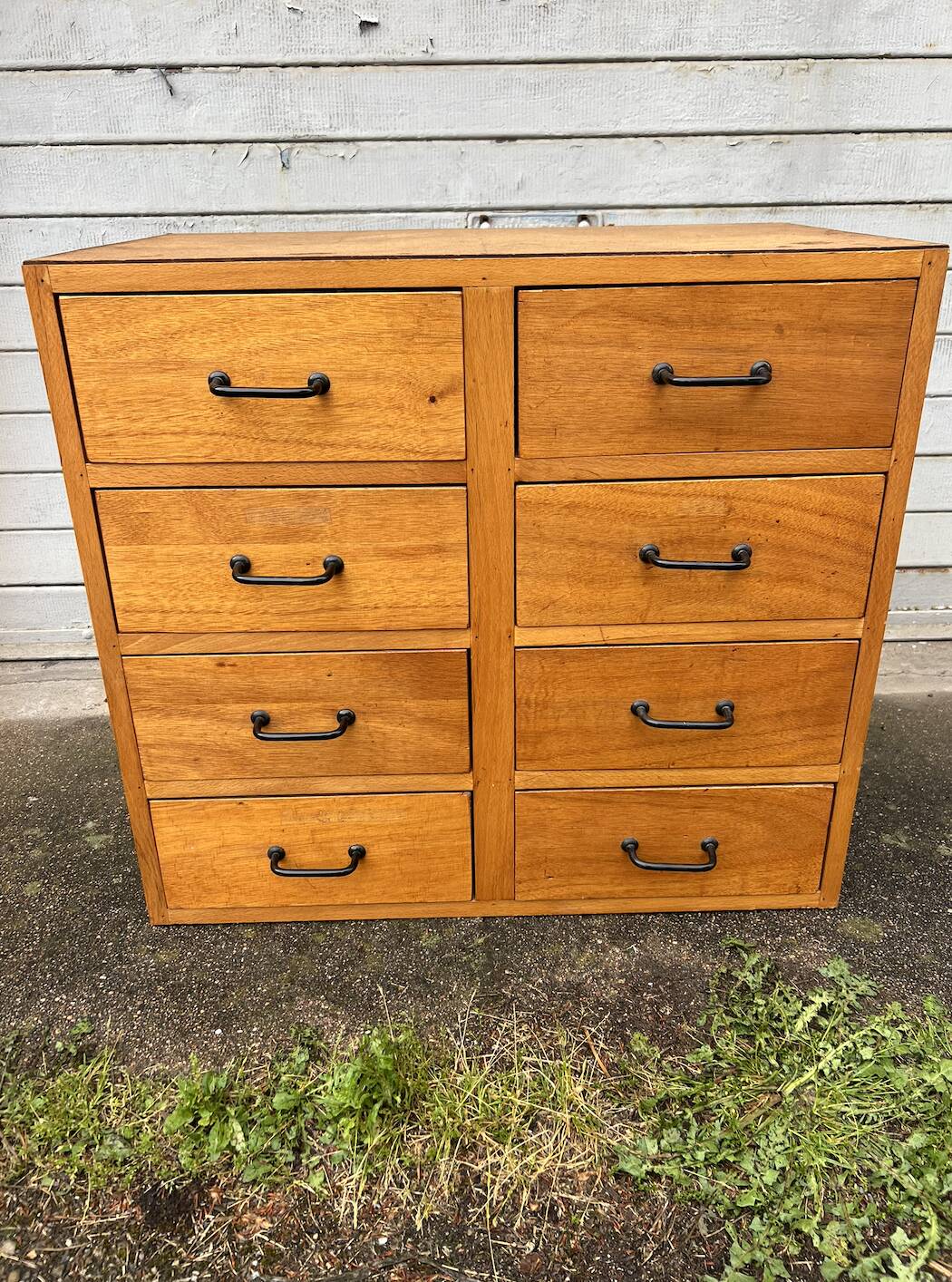 A Vintage Workshop and Trade Cabinet with Drawers
