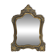Miroir Louis XV en bois doré à cartouche