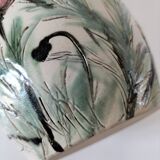 Stoneware pitcher with poppy decoration – Laurence Petit – Atelier de Prusly