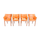 Set of 4 Dr. No chairs by Philippe Starck for Kartell, 1990s