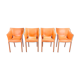 Set of 4 Dr. No chairs by Philippe Starck for Kartell, 1990s