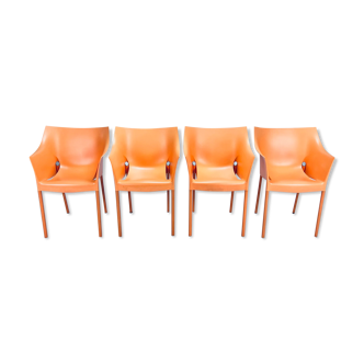 Set of 4 Dr. No chairs by Philippe Starck for Kartell, 1990s