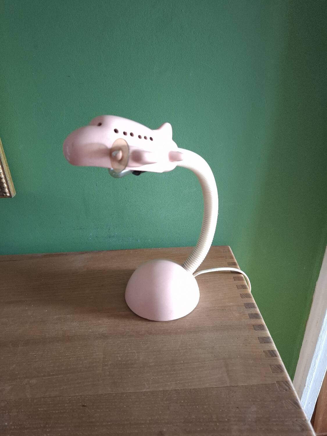 Ceramic airplane lamp