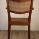 Vintage wooden armchair and canning 1950