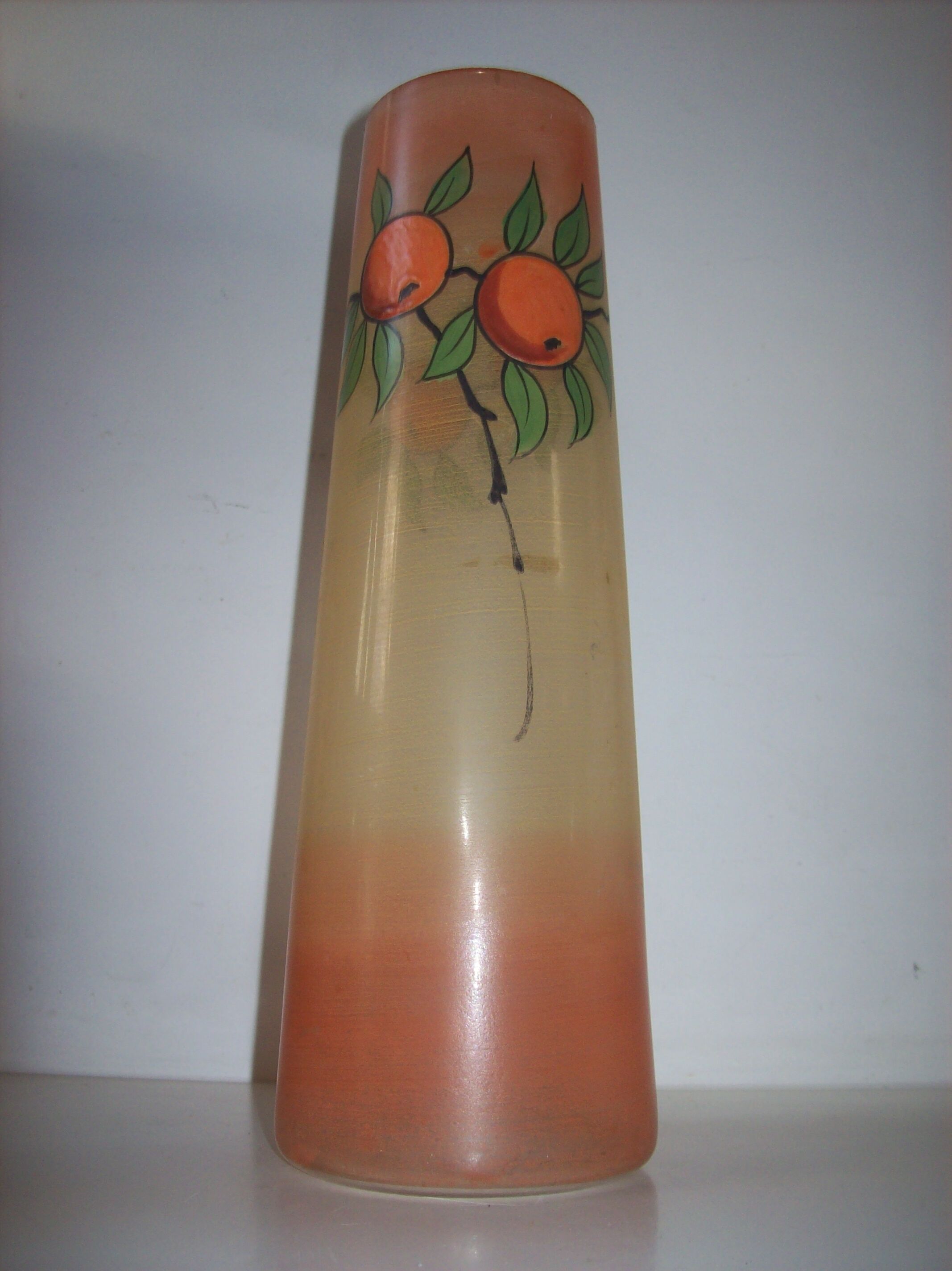 Vase made of glass paste