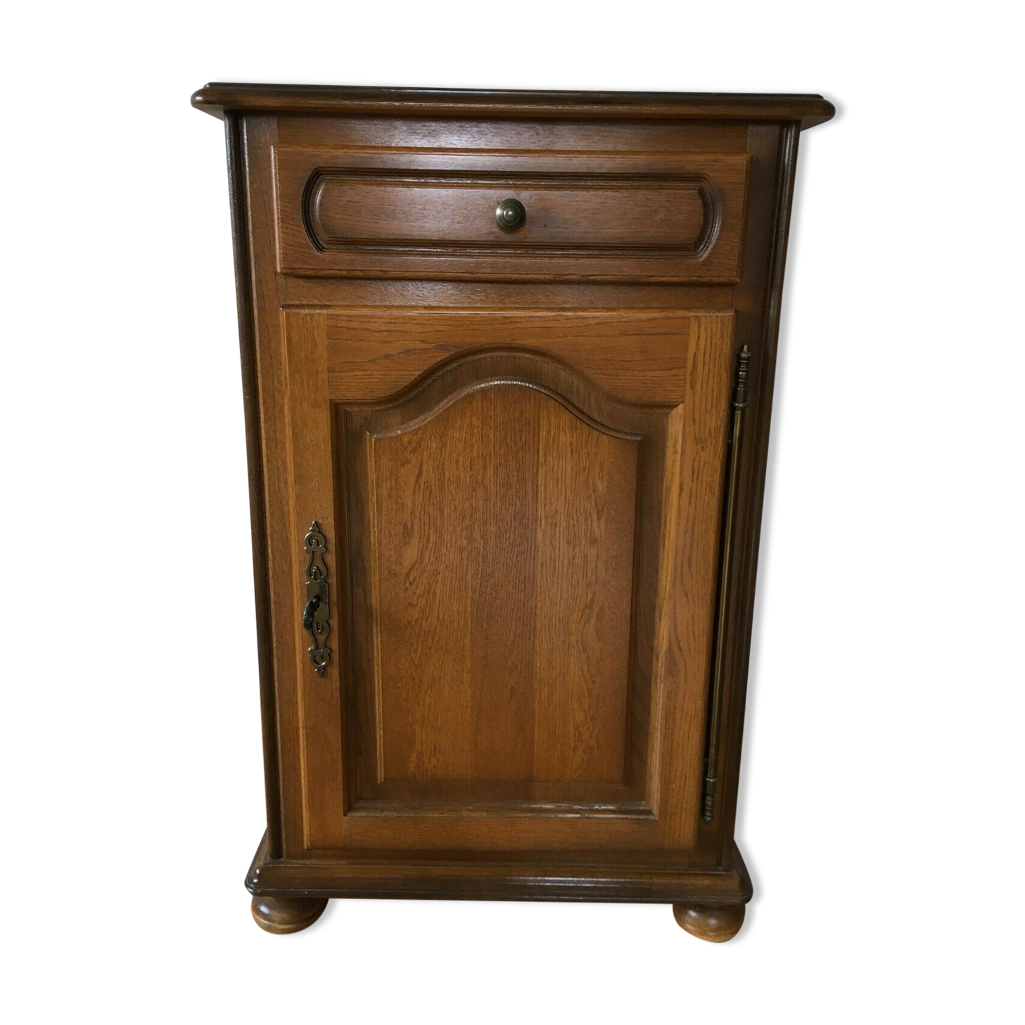 Solid oak extra furniture storage 1 closet 1 drawer