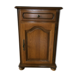 Solid oak extra furniture storage 1 closet 1 drawer