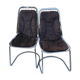 Pair of  gastone rinaldi chrome dining chairs