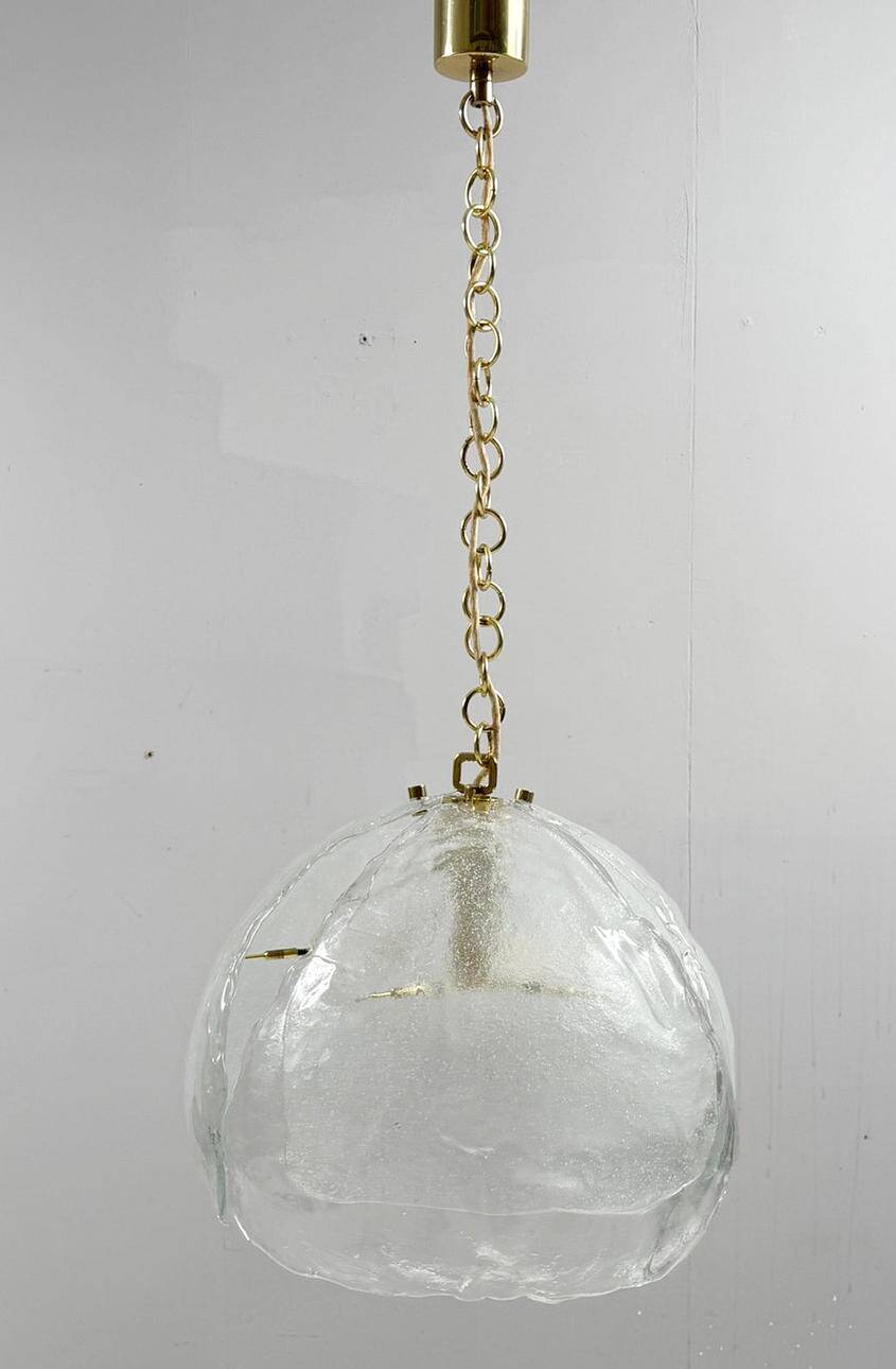 Kaiser Leuchten. Ceiling lamp/pendant lamp, Murano glass, Germany, 1960s.