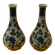 Pair of Asian porcelain vases. Blue décor.