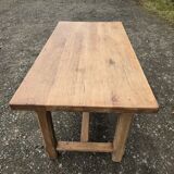 Vintage solid oak farmhouse table