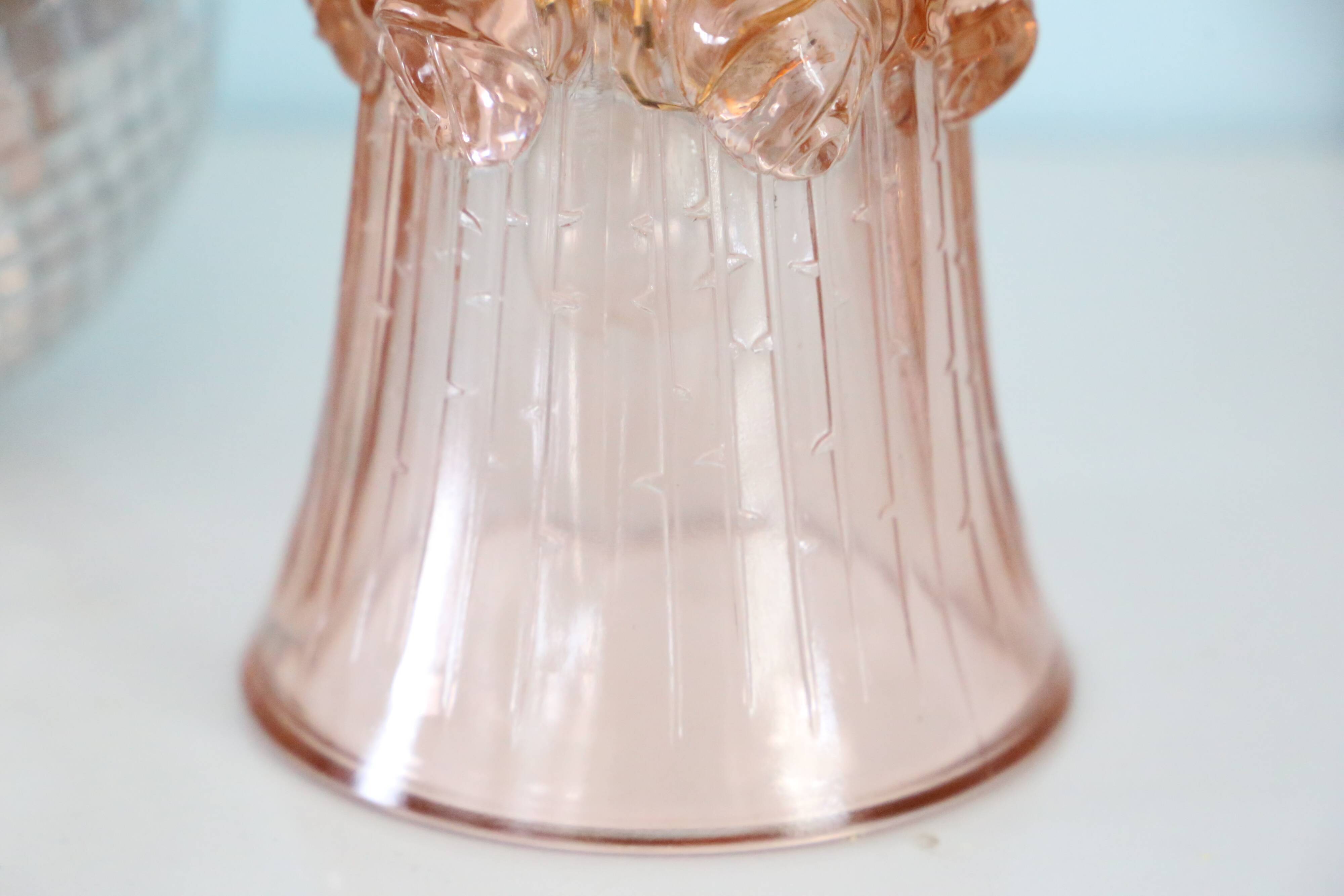 Pink glass walkman, vintage